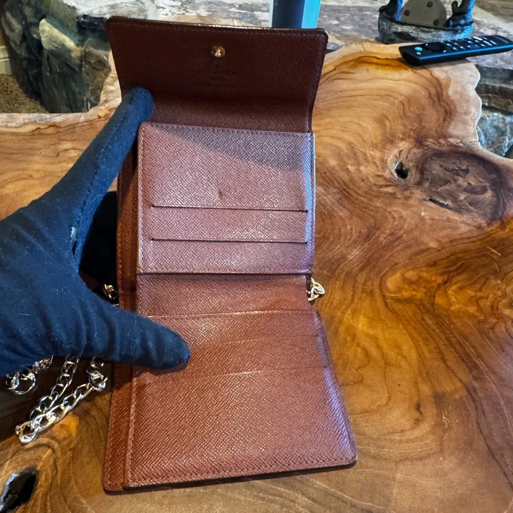 Louis Vuitton Monogram Portefeiulle Elise Trifold Wallet Brown - Picture 9 of 17